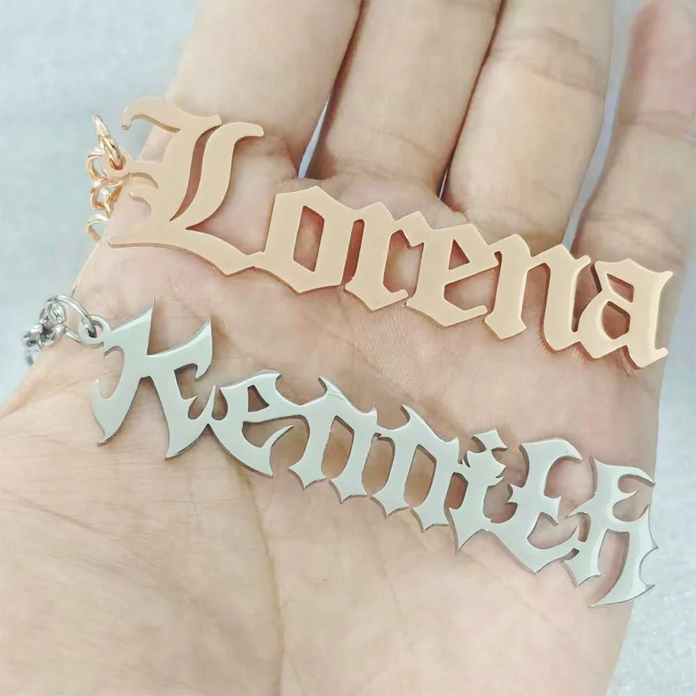 Personalized Customizable Keychain with Engraved Name/Letter, Durable Key Ring, Perfect Gift for Him Her Friends & Daily Carry
