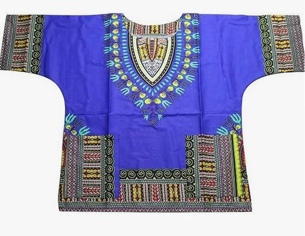 Thai Shirt African Drum Performance Clothes Men's Ethnic Fashion Thin Polyester Casual Wear for Drumming Events