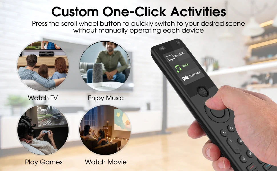 SofaBaton X1S Universal Remote with Hub and App, All in One Smart Universal Remote Control Control Up to 60 IR/Bluetooth/WiFi