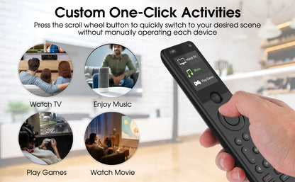 SofaBaton X1S Universal Remote with Hub and App, All in One Smart Universal Remote Control Control Up to 60 IR/Bluetooth/WiFi