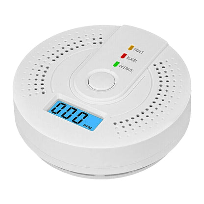 Digital Carbon Monoxide Detector Sound Warning Battery Powered CO Gas Monitor Alarm Detector Portable CO Detector Home Use