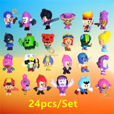 Mini Anime Figures Fashion Original Star-Game Decoration Cartoon Heroes Model Cotton Dolls Boys Christmas Gifts Collectible