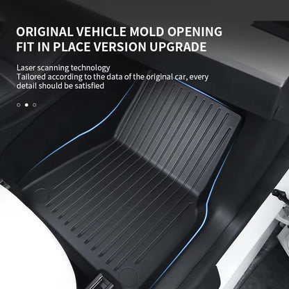 For Tesla New Model 3 Highland 2024-2026 TPE Floor Mats Durable Design Waterproof Luggage Mat Foot Pads Trunk Mats Accessories