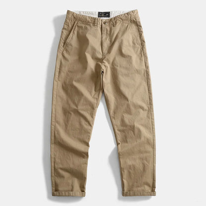 Heavyweight Thick Japanese Retro Pure Cotton Work Trousers Autumn Winter Men's Loose Casual Outdoor Straight Leg Pants Large ...