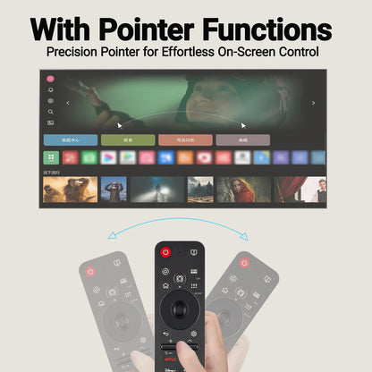 Universal Voice MR25GA Magic Remote Control, Compatible with 2025 LG TVs Bluetooth voice AKB76046603 AKB76046602 AKB76046608
