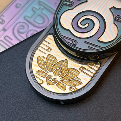 HalooPlayer Wukong Rhythm Slider Fidget Spinner EDC Fidget Toys Stress Reliever Anti Anxiety Hand Spinner for Adults Kids