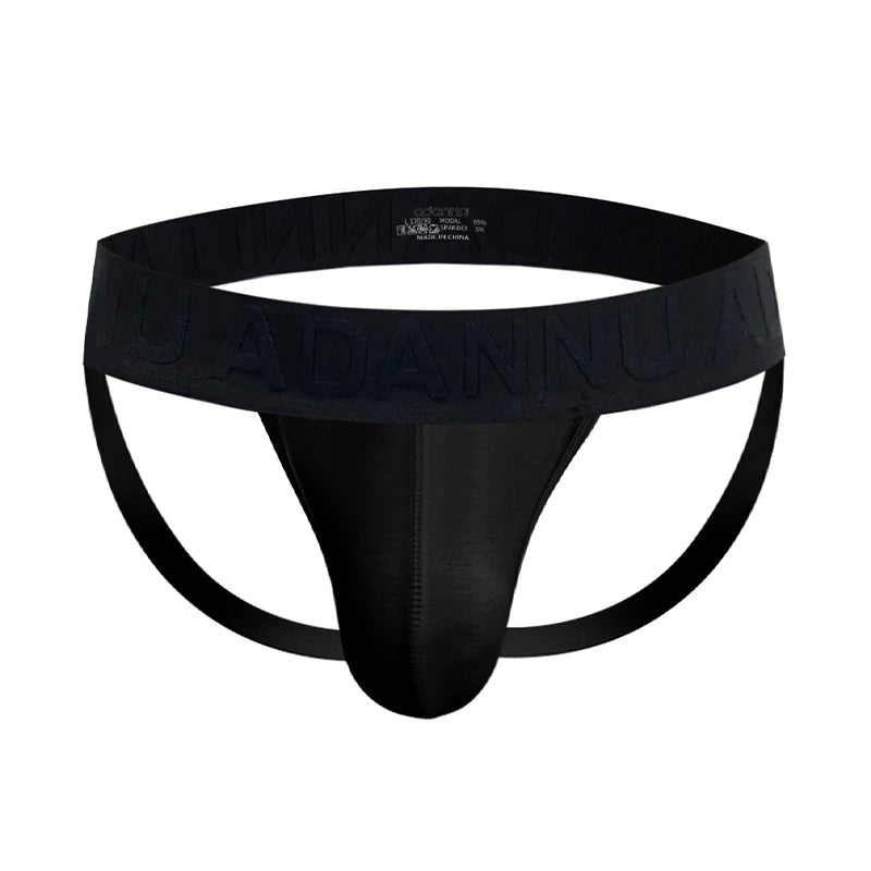 1/2/3PCS Mens Modal Sexy Breathable Quick Dry Sports Hip Lifting Jockstrap T-Back Thongs Bikini Underpants Sissy Panties for Men