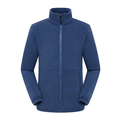 Winter Fleece Hiking Jacket For Men And Women Suitable For Outdoor Mountaineering Hiking And Camping Custom Printed Logo 4XL