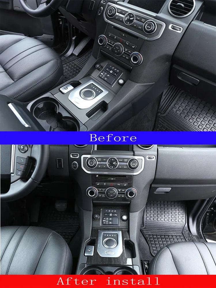 For Land Rover Discovery 4 LR4 2010-2016 Accessories ABS Car Center Console Gear Shift Frame Decoration Cover Trim Sticker