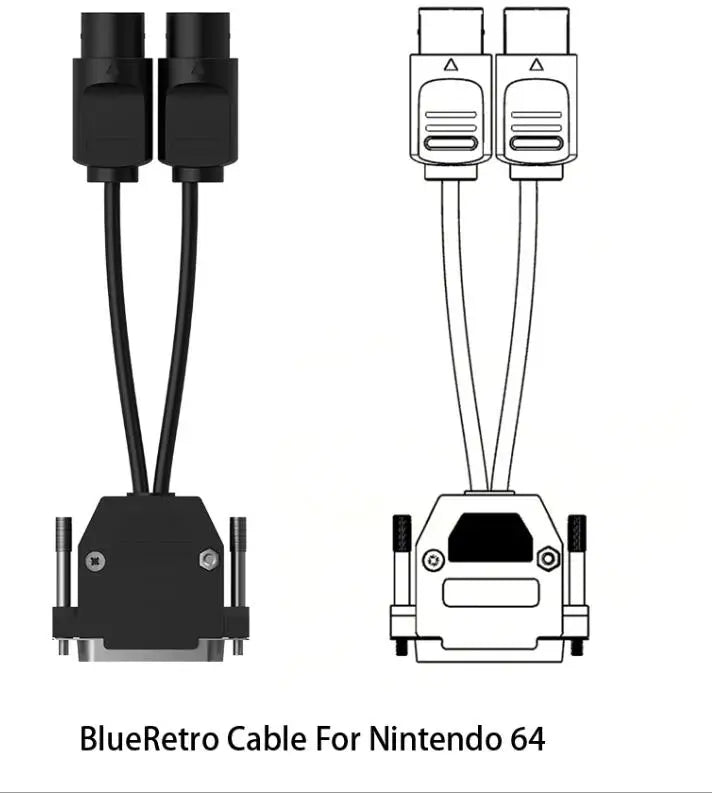 BlueRetro Ps1 2 Wireless Controller Converter Bluetooth Receiver Adapter For Playstation 2 Games Controller Converter For Retro