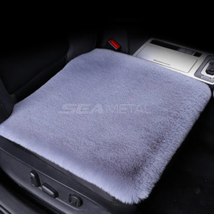 SEAMETAL Short Plush Car Seat Cover Soft Winter Warm Auto Seat Cushion Skin-Friendly Washable Universal Vehicle Chair Protector
