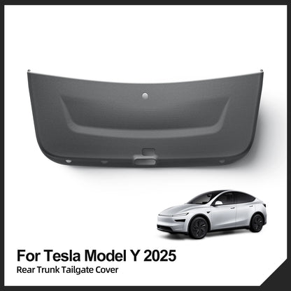 LUCKEASY for Tesla Model Y Launch 2025+ Juniper Rear Trunk Door Anti-dirt Mat TPE Trunk Tailgate Protection Pad Car Accessories