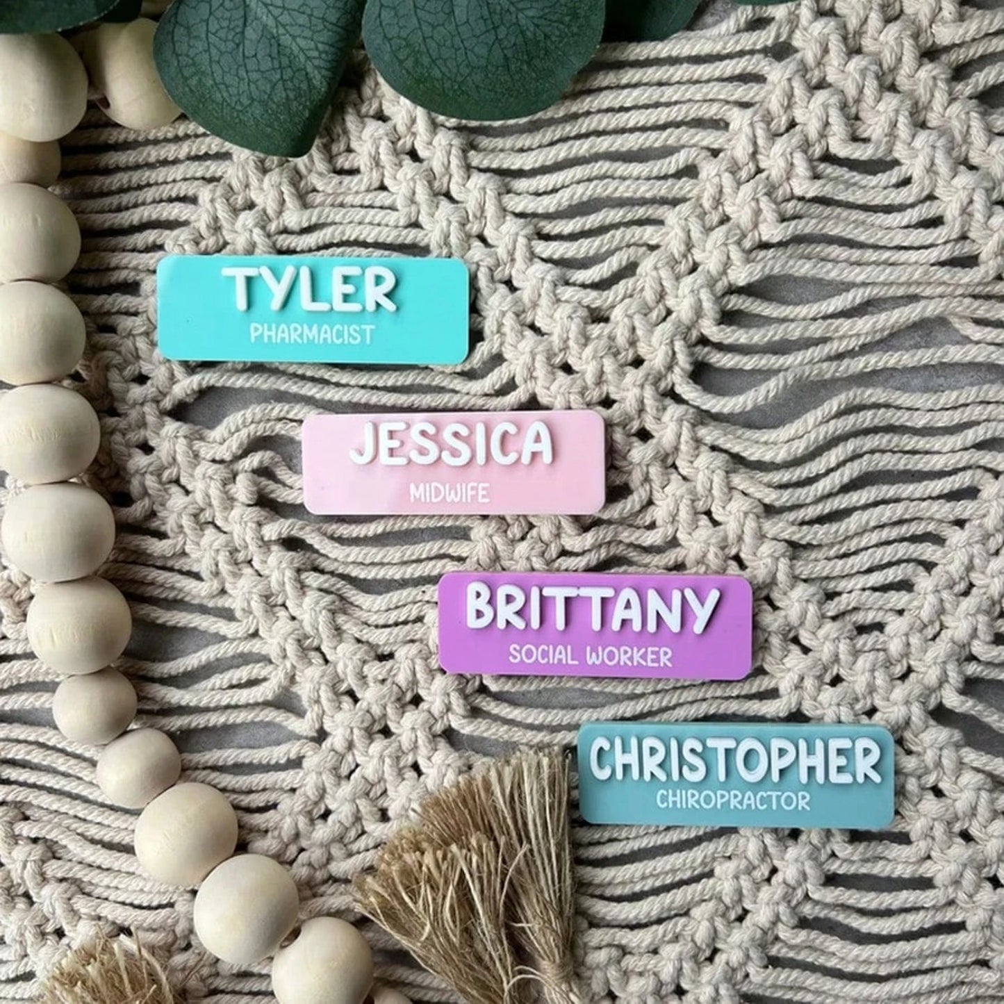 Personalized Custom Badges | Customized Personalized Name Badges | Name Badges | Educators | Nursing | Doctors | Teachers |