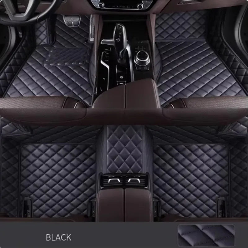 3D PU-leather Waterproof Custom Car Floor Mats For Toyota RAV4 2005-2025 Years Auto Carpets Coche Accessorie Liners