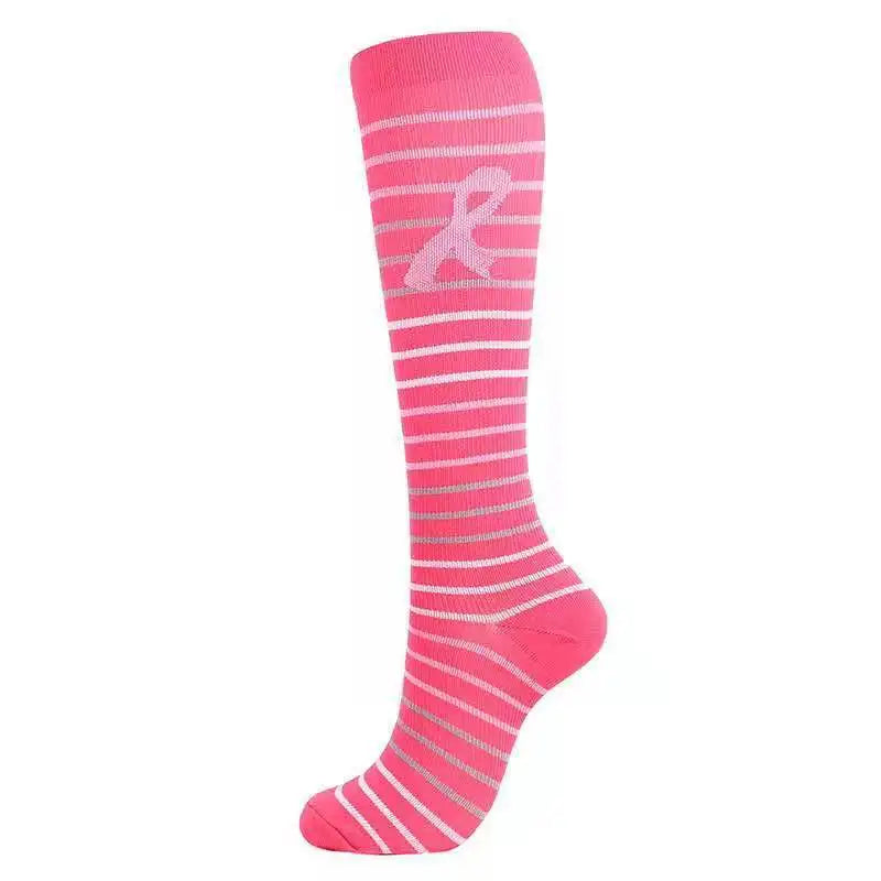 1Pair New Compression Stockings 20-30Mmhg Knee High Sports socks Fit Medical Varicose Veins Pregnant  Edema Diabetes Circulation