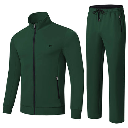 Men's Tracksuits Sweatsuits for Men Sweat Track Suits 2 Piece Casual Athletic Jogging Warm Up Full Zip Sets