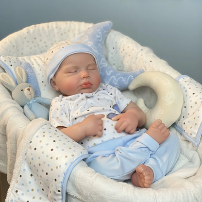 1PC/2 Styles 18Inch/45cm Open Mouth Loulou Soft Silicone Bebe Reborn Girl&Boy Doll With Painted Skin bebe reborn de silicona