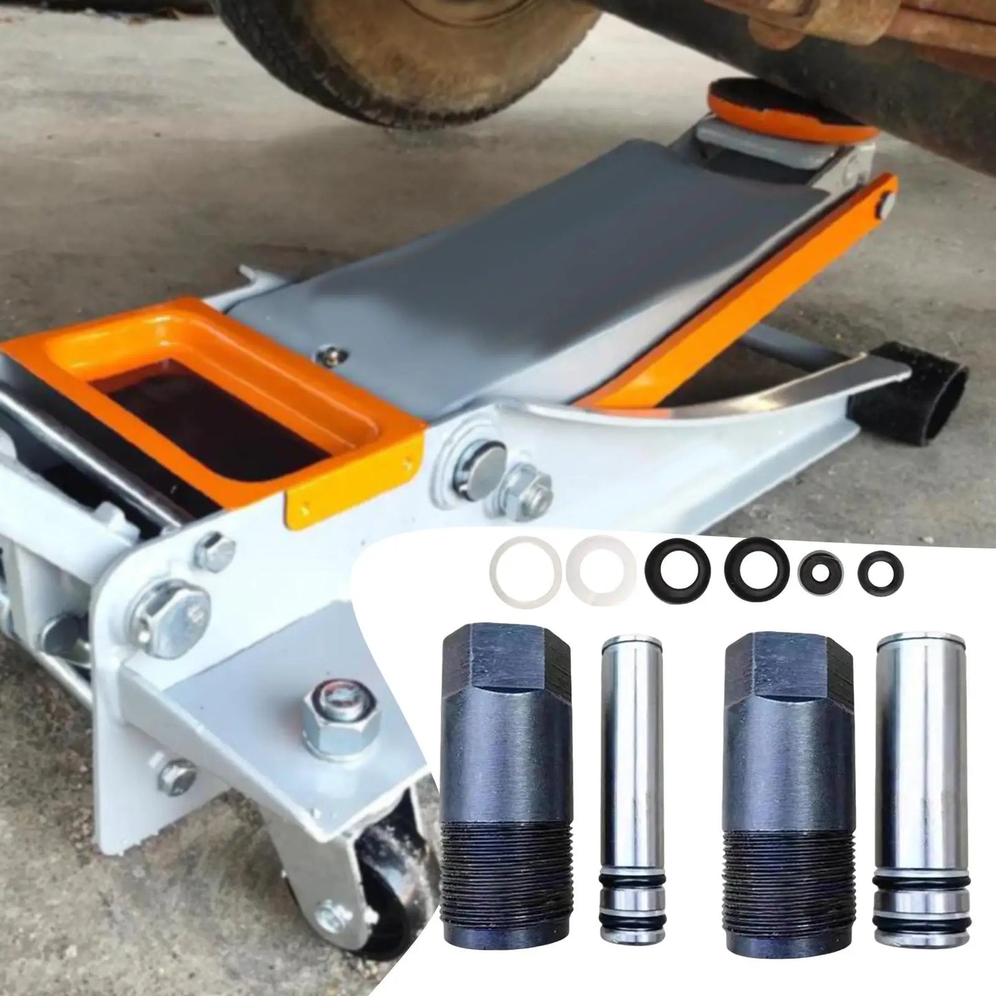 Hydraulic Jack Oil Pump Core Accessories 2T-4T Threaded Body Accessories Automotive Car Horizontal Jack Oil Pump Accessories