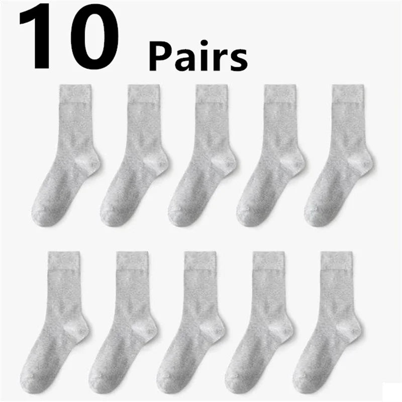 5/10 Pair male Non Binding Diabetes Socks Comfortable Breathable Socks Suitable For Elderly Man For Fat Feet Men Plus Size 39-48