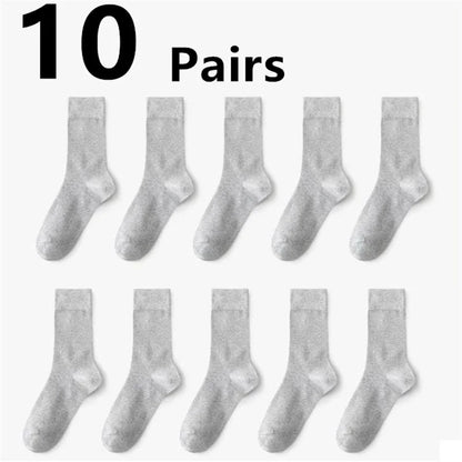 5/10 Pair male Non Binding Diabetes Socks Comfortable Breathable Socks Suitable For Elderly Man For Fat Feet Men Plus Size 39-48
