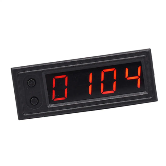 Car Clock Temperature Voltage Monitor Panel Meter Light in Weight Professional Premium 3-In-1 Durable Accessories Multifunction