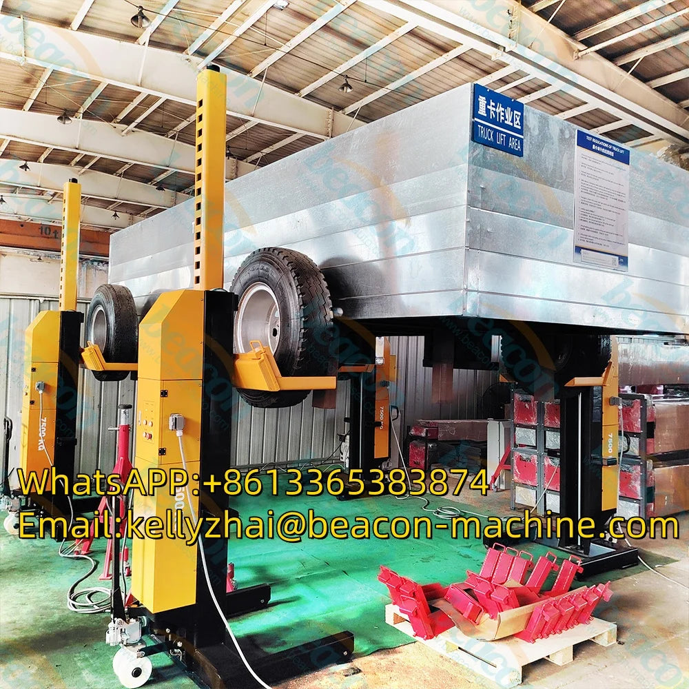 BEACON Truck 4 Post Lift Elevator Machine BC-4175 Mobile Lift Column Equipment for Car Lift