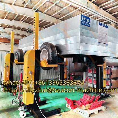 BEACON Truck 4 Post Lift Elevator Machine BC-4175 Mobile Lift Column Equipment for Car Lift