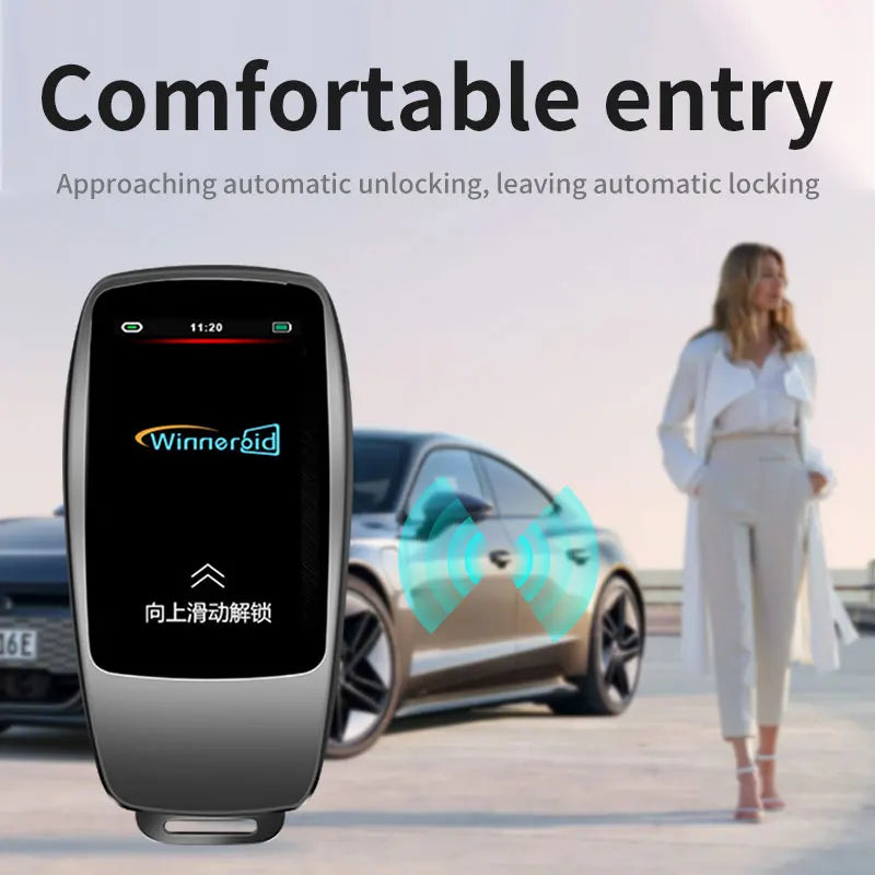 Universal Smart LCD Remote Car Key For BMW Mercedes Benz Audi Lexus Hyundai Nissan Ford Toyota Land Rover Cadillac Keyless Entry