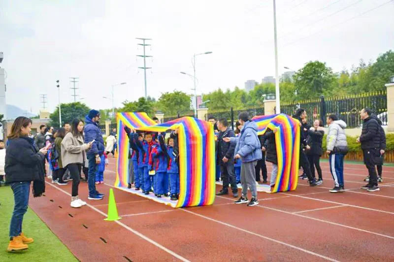 Fun Running Mat Oxford Fabric Roller Learning Team Building Activity Multi person Collaboration Game Youth Adult Outdoor Game
