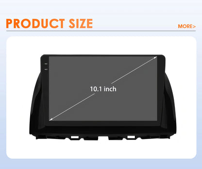 Hizpo 10.1" Eelectronic Devices Car Radio For Mazda CX-5 2012 2013 2014 2015 GPS Navigation Head Unit  6115 RDS Wireless CarPlay