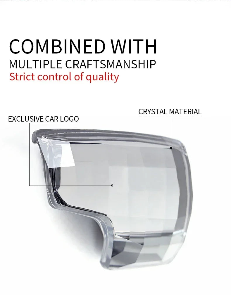 For Audi A4 A5 A6 A7 A8L Q5 Q7 Q8 RS4 RS5 RS6 RS7 S4 S5 SQ5 QS8 C8 S8 Crystal gear head Shift head Transmission handle cover
