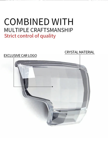 For Audi A4 A5 A6 A7 A8L Q5 Q7 Q8 RS4 RS5 RS6 RS7 S4 S5 SQ5 QS8 C8 S8 Crystal gear head Shift head Transmission handle cover