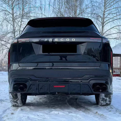For Chery JAECOO J7 2023-2025 Rear Spoiler Universal Fit All Petrol & PHEV Models Gloss Black No drill Installation Body kit