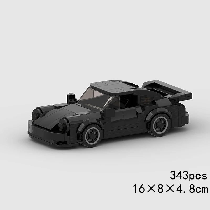 MOC Speed Sports Super Race Car Model Building Blocks Pickup Police Bricks City Racing Vehicle SUV Technical Rally Sport Toy