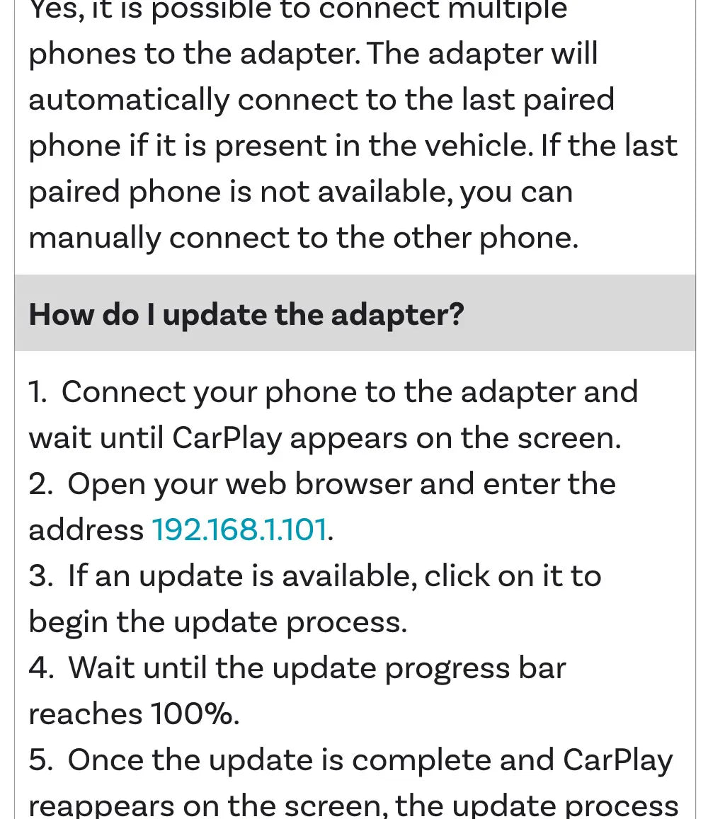 Ottocast Mini Air Wireless CarPlay Android Auto AirPlay Adapter 3 in 1 Plug and Play Wireless Mirroring For Youtube Tiktok IPTV