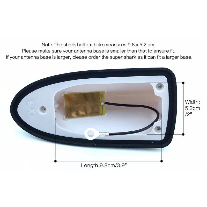 Waterproof Shark Fin Antenna Strong Radio Fm Am Signal Car Styling For Volkswagen Golf 2 3 4 5 6 7 Mk4 Mk5 Mk6 Mk7