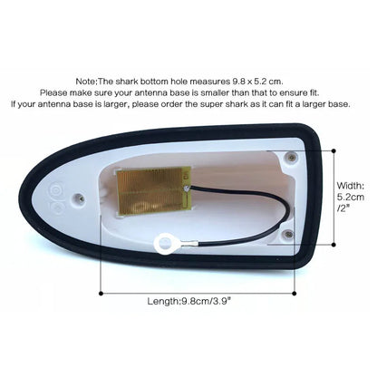 Waterproof Shark Fin Antenna Strong Radio Fm Am Signal Car Styling For Volkswagen Golf 2 3 4 5 6 7 Mk4 Mk5 Mk6 Mk7
