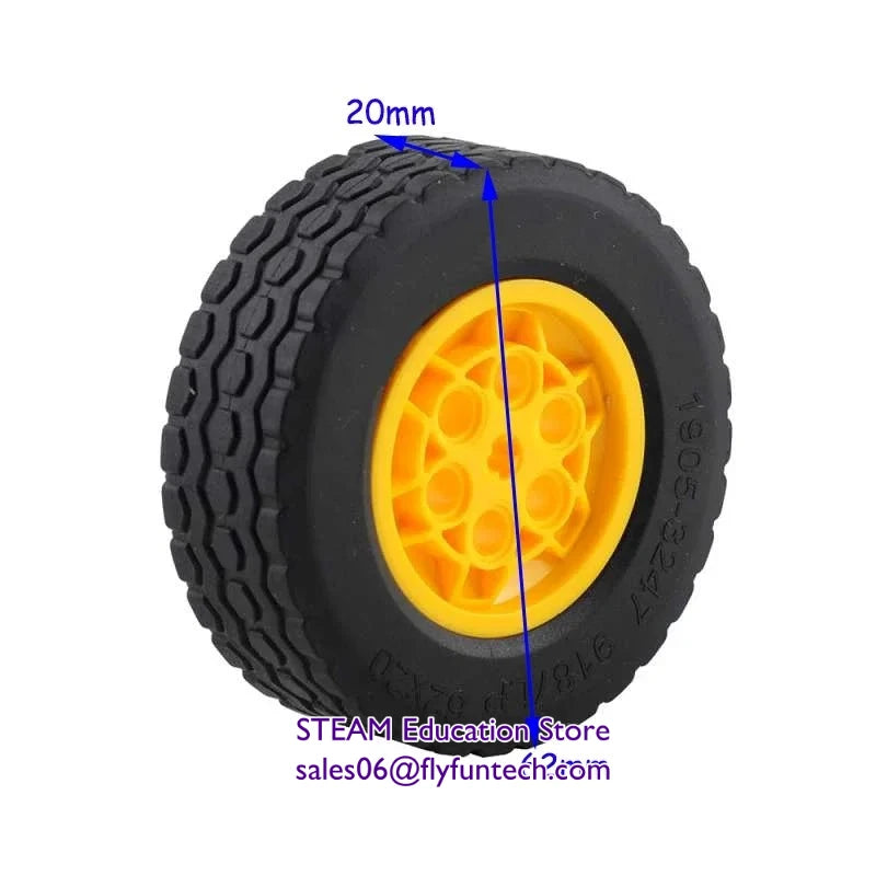 Four-wheel Drive Remote Control Car Motor Power 4WD RC Car Kit 32019 86652 Wheel Building Blocks Compatible with Legoeds RC Car