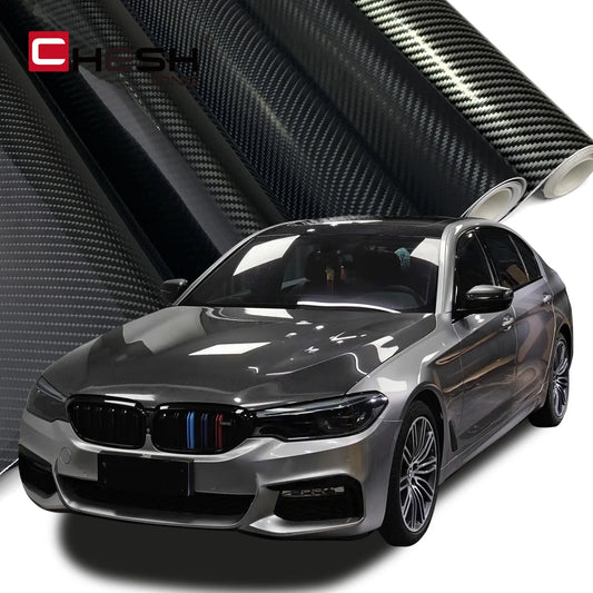 145cmx200cm Carbon Fiber Vinyl Film Car Styling Wrapping Sheet Roll Film Automobiles DIY for Car Hood Roof Stickers Accessories