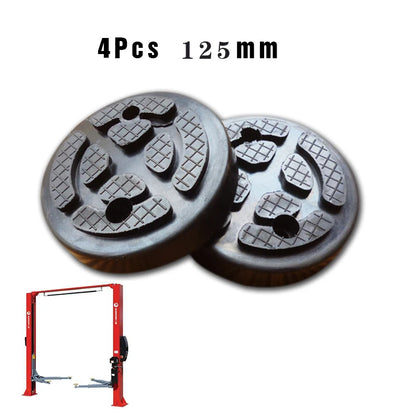 4pcs/lot 120mm Balck Color Lift Pad Round Heavy Rubber Pads for Car Truck Lift Accessories