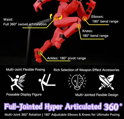 9L3D Printed Superheroes Invincible 2.0 Anime Multi-Jointed Shapeshift Toys Action Figures Mannequin Model Ornaments Gifts
