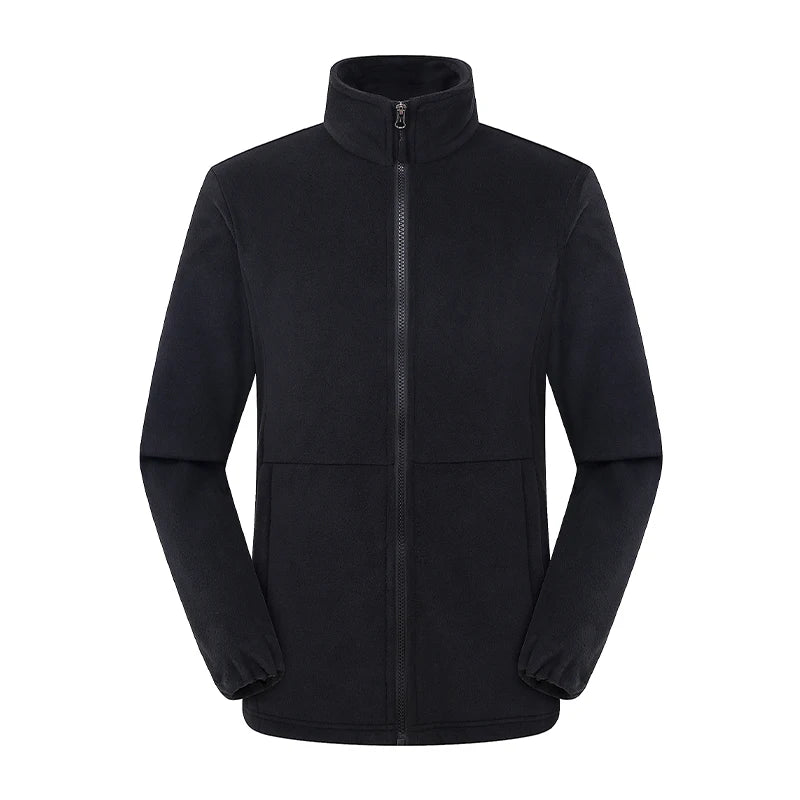 Winter Fleece Hiking Jacket For Men And Women Suitable For Outdoor Mountaineering Hiking And Camping Custom Printed Logo 4XL