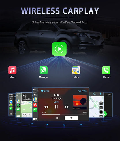 Sinairyu Apple Carplay Android Auto Aftermarket Camera Wireless Module For Jeep Grand Cherokee XJ KL Wrangler Compass Commander