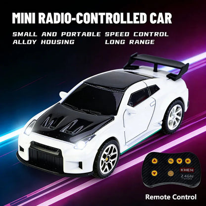 2026 Upgraded RC Car 1:64 Mini Alloy RC Drift Car Easy to Carry, 60mins Life.  Exquisite Gift Box An Ideal Toy Gift for Children