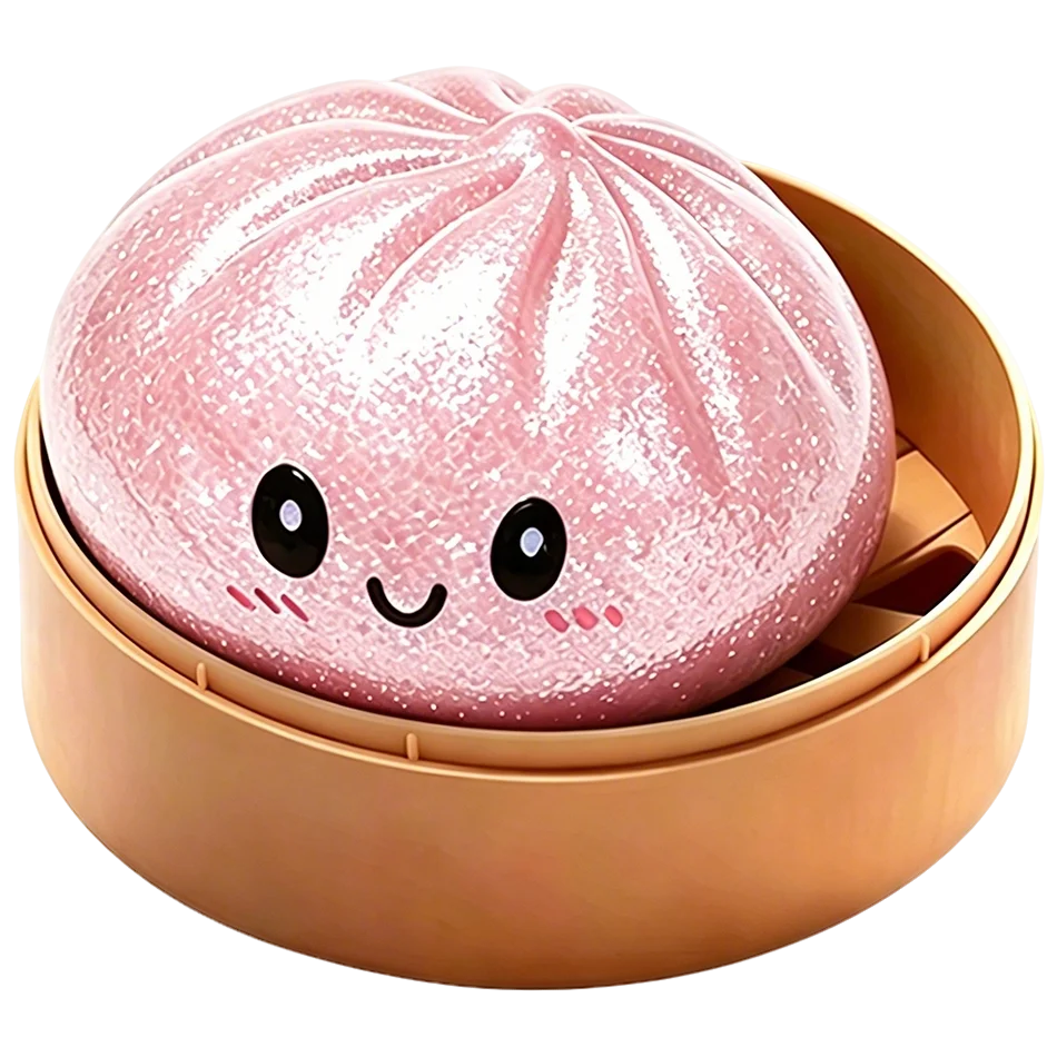 2026Glitter Dumpling Glitter Dumpling Squishy with Box Dumplings Sensory Squeeze Toy for Stress Relief