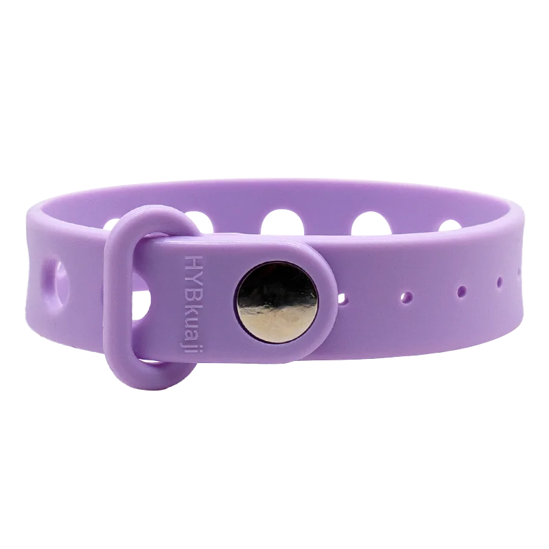 1-24pcs 21.5cm Silicone Bracelets with Holes Soft Wristbands Fit Shoe charms Shoe Accessories Pins Adjustable Size Kids Ornament