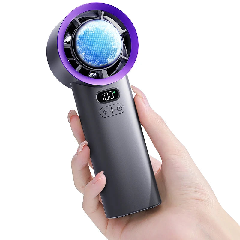 Portable Fan For Travel Mini: Small Pocket Handheld Fan Personal Rechargeable Turbo USB High Speed Keeping Cool In Hot Weather