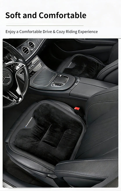 Car Seat Cushion For Ford Ranger T9 T7 T1 Raptor Warm Flannel Thick Plush Universal Rear Seat Backrest Protector Cover