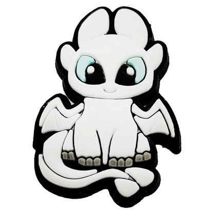 1-16pcs Cartoon Dragon Shoe Charms PVC Anime Shoes Accessories Fashion Boys Sandals Garden Shoe Buckle DIY Charms