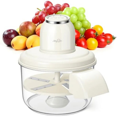 Electric Grape Peeling Machine Automatic Fruit and Garlic Peeler for Grape Tomato Cherry 50W Motor with Stainless Steel Blades